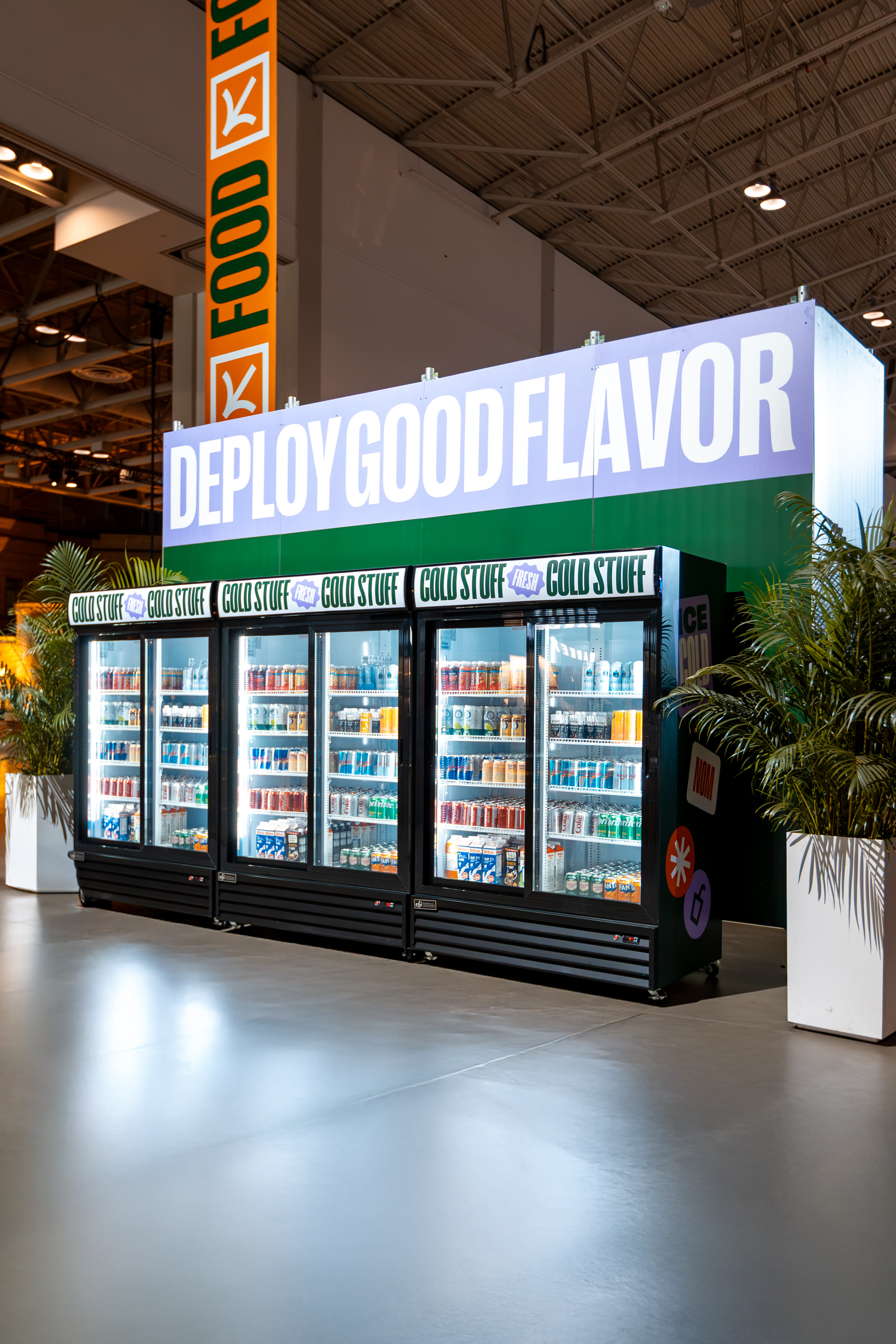 Shopify event foodservice refrigeration station at Enercare Centre